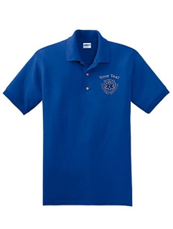 Personalized Custom Embroidered EMT, EMS or EMR Symbol Polo Shirt