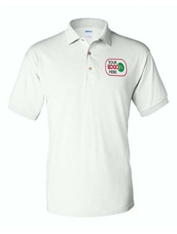 Custom Logo Embroidered Jersey Polo, Dry Blend Polo Shirt, Your Company Logo