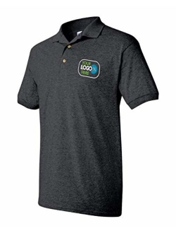 Custom Logo Embroidered Jersey Polo, Dry Blend Polo Shirt, Your Company Logo