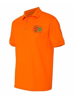 Custom Logo Embroidered Jersey Polo, Dry Blend Polo Shirt, Your Company Logo