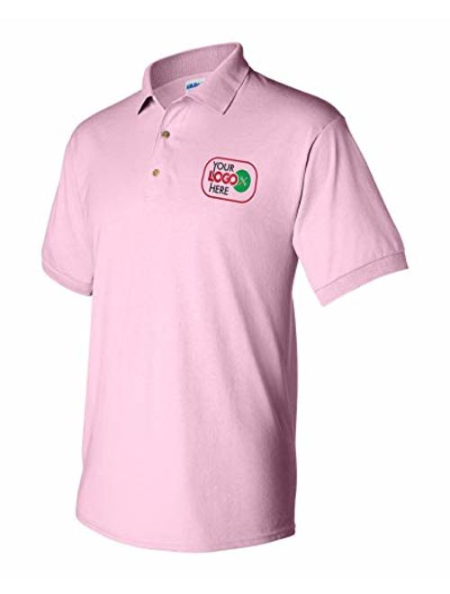 Custom Logo Embroidered Jersey Polo, Dry Blend Polo Shirt, Your Company Logo