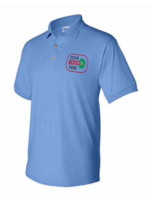 Custom Logo Embroidered Jersey Polo, Dry Blend Polo Shirt, Your Company Logo