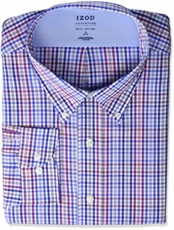 Men's BIG FIT Dress Shirt Stretch Cool FX Cooling Collar Check (Big and Tall)