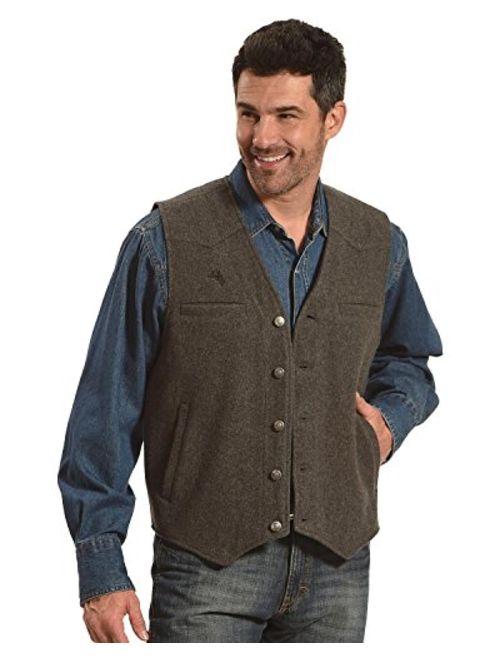 Wyoming Traders Men's Wool Vest - Vb-Black