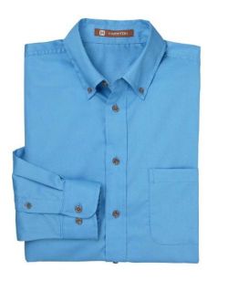 Men's Easy Blend Long-Sleeve Twill Shirt with Stain-Release