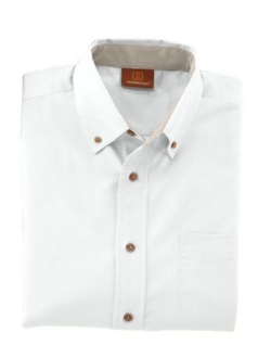 Men's Easy Blend Long-Sleeve Twill Shirt with Stain-Release