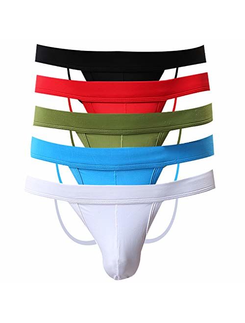 Pdbokew Men's Athlelic Supporter Performance Jockstrap Underwear Sports Briefs