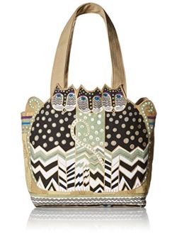 Laurel Burch Feline Cutout Purse