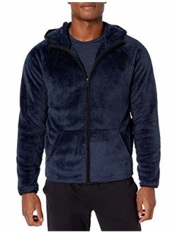 Amazon Brand - Peak Velocity Men's Sherpa Fleece Jacket