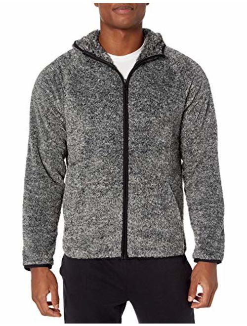 Amazon Brand - Peak Velocity Men's Sherpa Fleece Jacket