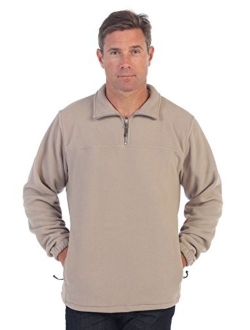 Mens Half Zip Polar Fleece Jacket