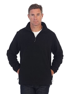 Mens Half Zip Polar Fleece Jacket