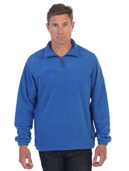 Gioberti Mens Half Zip Polar Fleece Jacket