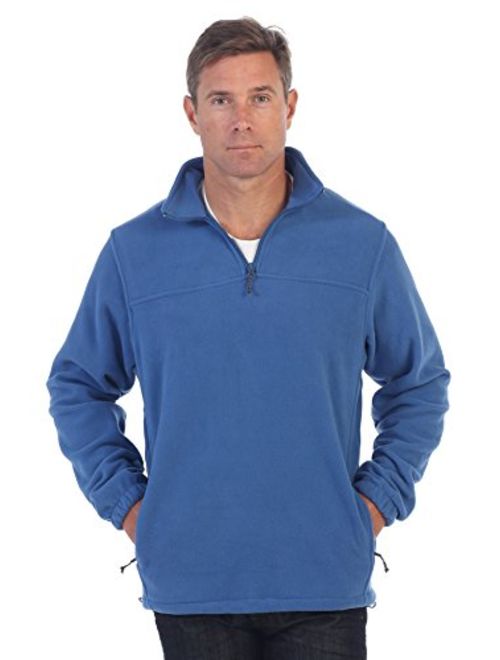 Gioberti Mens Half Zip Polar Fleece Jacket