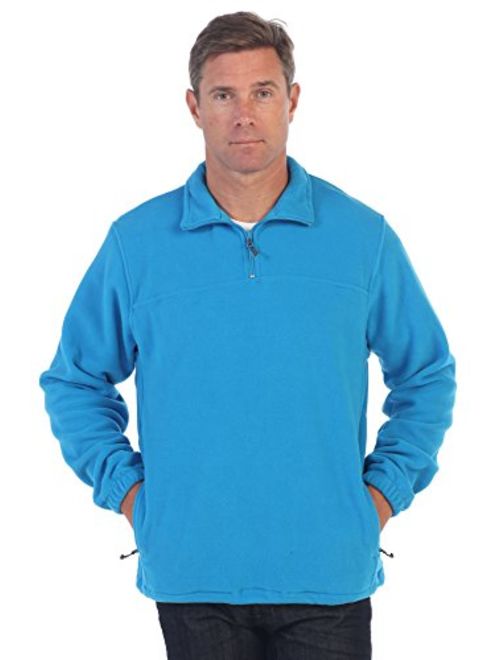 Gioberti Mens Half Zip Polar Fleece Jacket