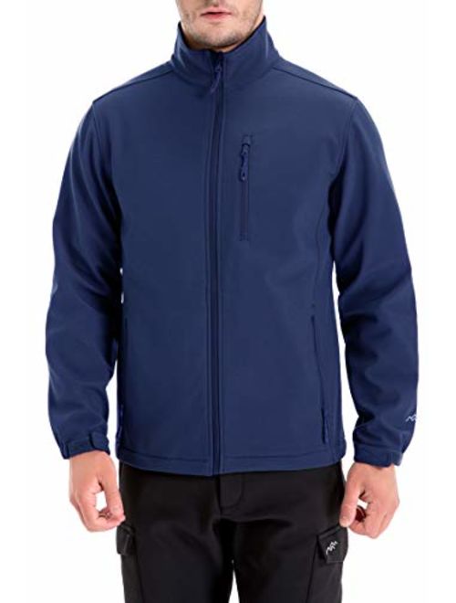 TRAILSIDE SUPPLY CO. Mens Lightweight Winter Softshell Fleece Jackets and Coats