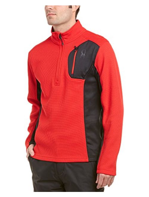 Spyder Men's Bandit Half Zip Light Weight Stryke Jacket