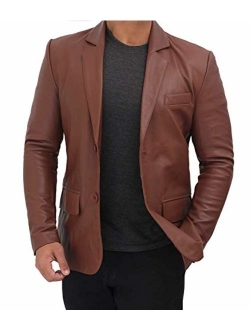 Leather Blazers for Men - Casual Mens Leather Jacket & Sports Coat