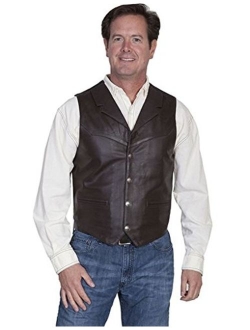 Men's Lambskin Lapel Vest - 509.144