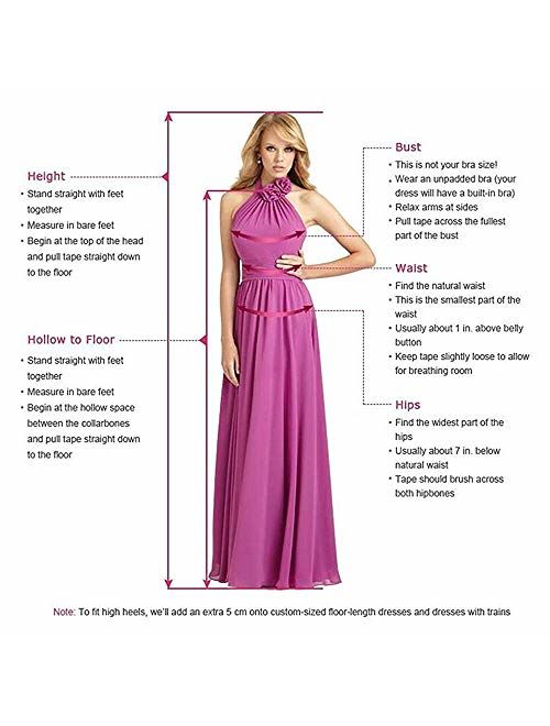 Women's V-Neck Halter Lace Applique Formal Evening Party Dress Hi-lo Satin Prom Dress with Pockets Dusty Rose8