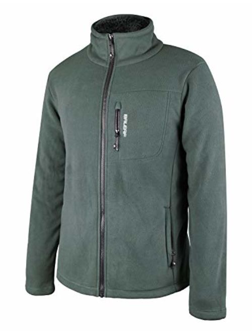 BALEAF Men's Full-Zip Polar Fleece Jacket Winter Coat/Vest