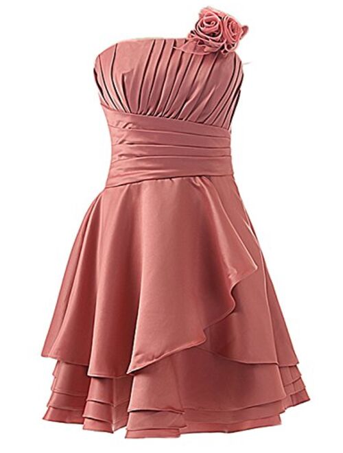 Sarahbridal Women's Tulle Sequin Short Homecoming Embellished Dress Prom Gown SD034