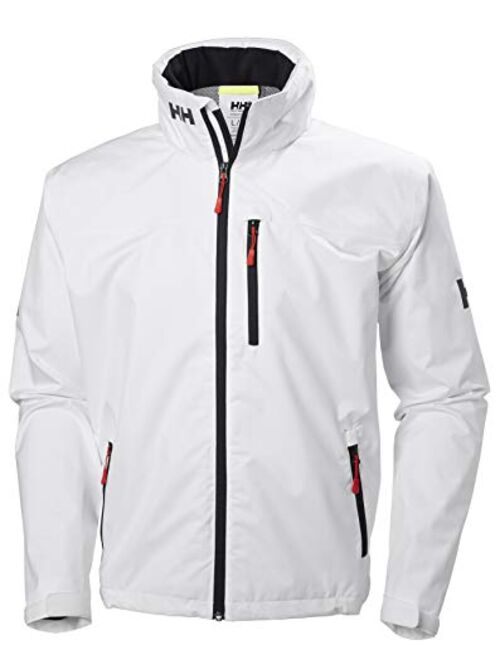 Helly Hansen 33875 Men's Crew Lightweight Waterproof Windproof Breathable Sailing Rain Coat Jacket with Stowable Hood