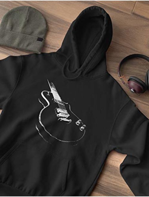 TeeStars - Gift for Guitarist - Cool Musician Electric Guitar Printed Hoodie