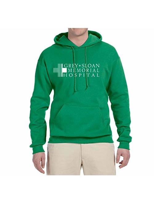 Wild Bobby Grey Sloan Memorial Hospital Fan Logo | Mens Pop Culture Hooded Sweatshirt Graphic Hoodie