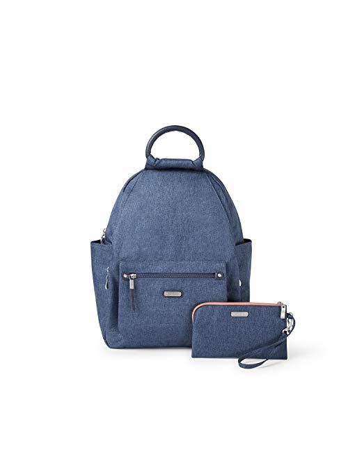 Baggallini New Classic"Heritage" All Day Backpack with RFID Phone Wristlet