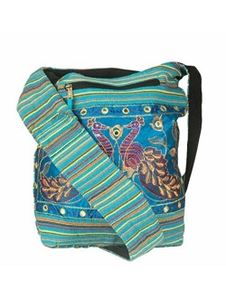 Hobo Shoulder Bag Messenger Casual Everyday Large Hippie Market Thick Functional