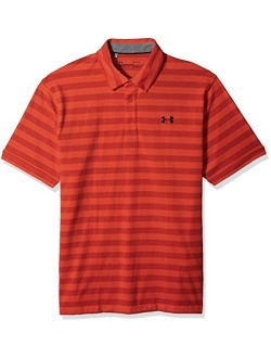 Men Charged Cotton Scramble Stripe Polo