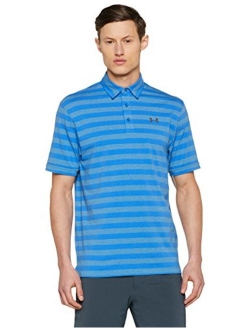 Men Charged Cotton Scramble Stripe Polo