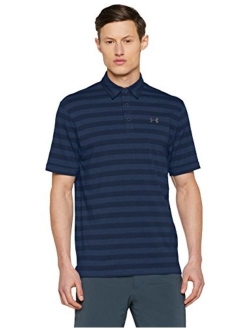 Men Charged Cotton Scramble Stripe Polo