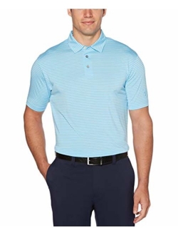 PGA TOUR Men's Short Sleeve Feeder Stripe Polo Shirt