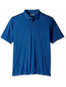 PGA TOUR Men's Short Sleeve Feeder Stripe Polo Shirt