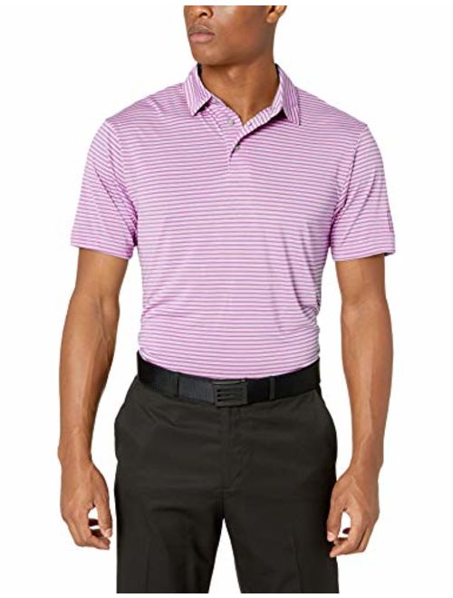 PGA TOUR Men's Short Sleeve Feeder Stripe Polo Shirt