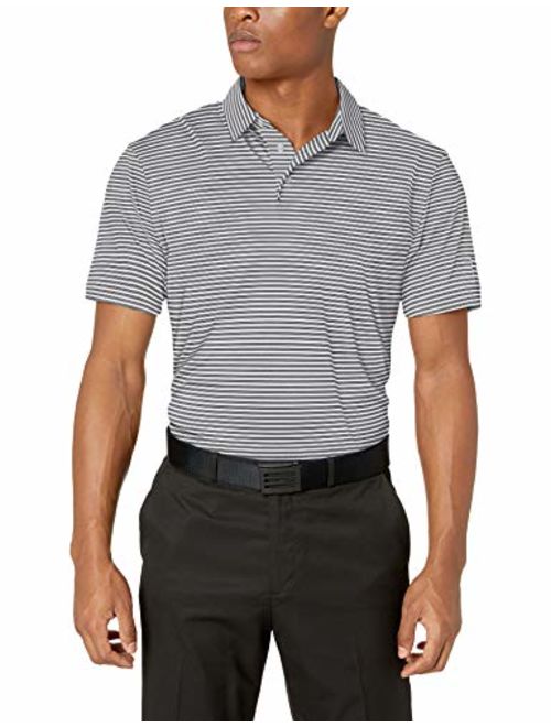 PGA TOUR Men's Short Sleeve Feeder Stripe Polo Shirt