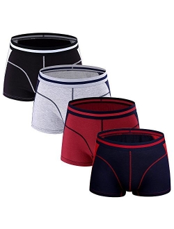 M MOACC Men's Low Rise Trunks Soft Cotton Underwear Pack