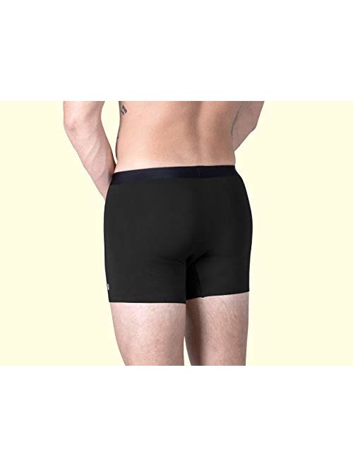 UnderAir Men's 3 Pack Micro Modal Trunks with SeaWeev