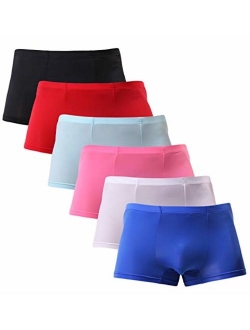 Men's Silk Boxer Briefs Stretch Breathable Underwear Pack Health to Wear