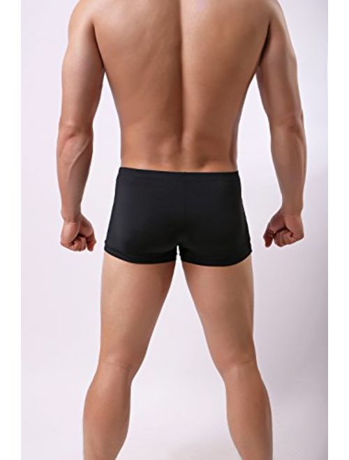 Men's Silk Boxer Briefs Stretch Breathable Underwear Pack Health to Wear