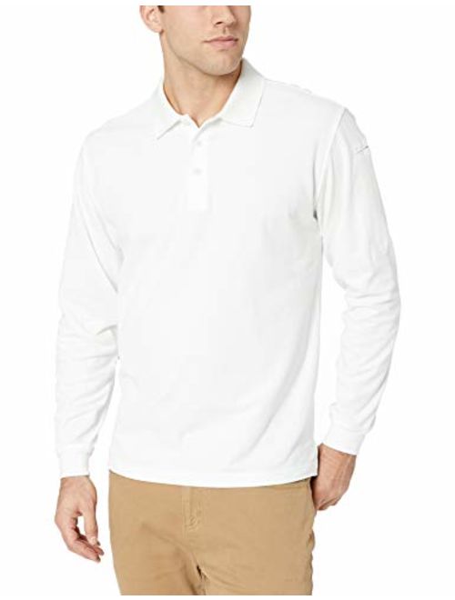 5.11 Tactical Men's Utility Long Sleeve Polo, Polyester-Cotton, Integrated Side Vents, Style 72057