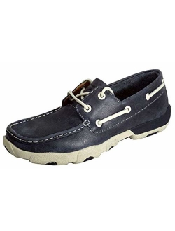 Twisted X Women's Boat Shoe Leather Driving Moccasins