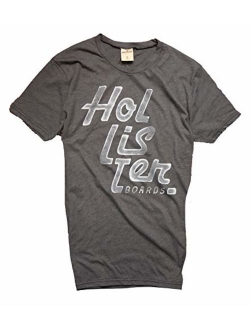 Hollister Men's Tee Graphic T-Shirt - V Neck - Crew Neck