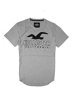 Hollister Men's Tee Graphic T-Shirt - V Neck - Crew Neck