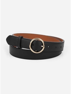 Circle Buckle Belt