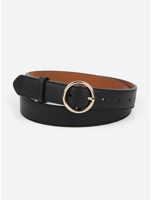 Shein Circle Buckle Belt