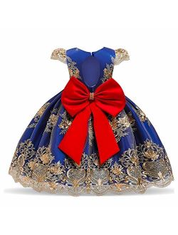 TTYAOVO Flower Girls Dresses Toddler Princess Wedding Party Dress