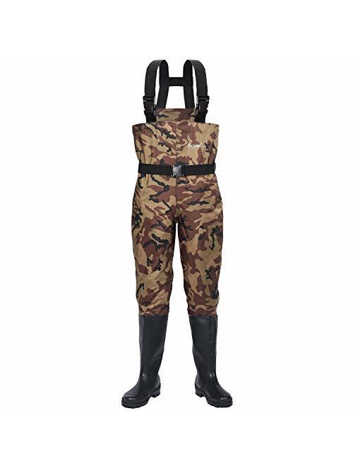 OXYVAN Waders Waterproof Lightweight Fishing Waders with Boots Bootfoot Hunting Chest Waders for Men Women